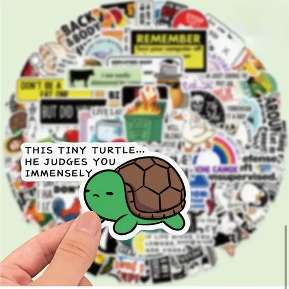 35ct Funny Stickers (assorted) - Picture 10 of 14